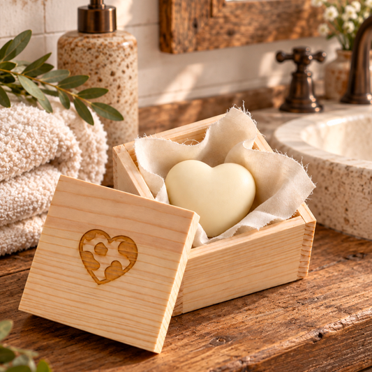 Vanilla Lotion Bar & Decorative Box