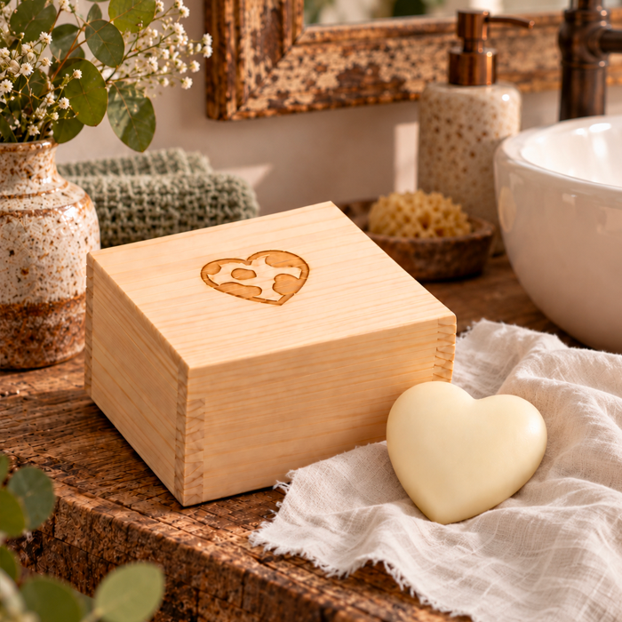 Vanilla Lotion Bar & Decorative Box