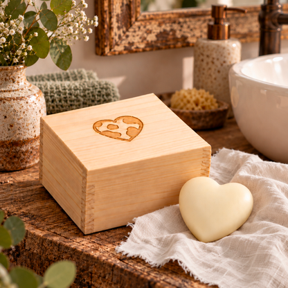 Vanilla Lotion Bar & Decorative Box